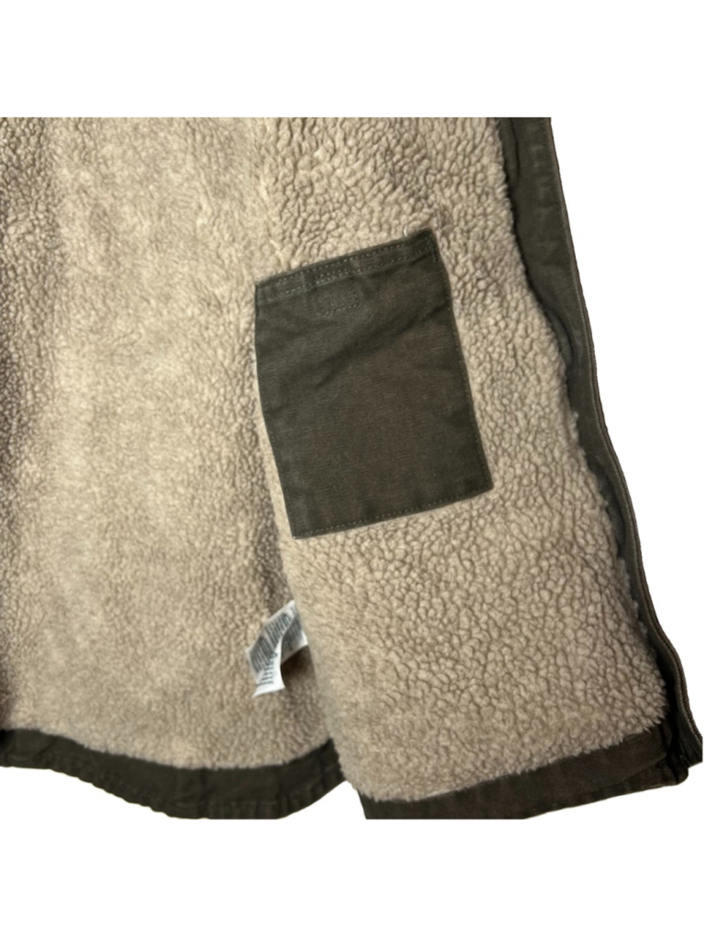Carhartt Sherpa Lined Utility Workwear Vest Women’s Medium 8 - 10 Full Zip Gray - Picture 5 of 7